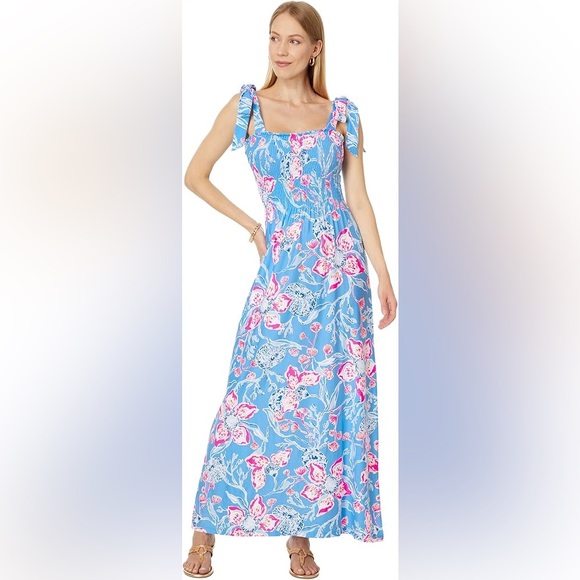 Lilly Pulitzer Dresses & Skirts - Lilly Pulitzer NWT Kailua Smocked Maxi Dress